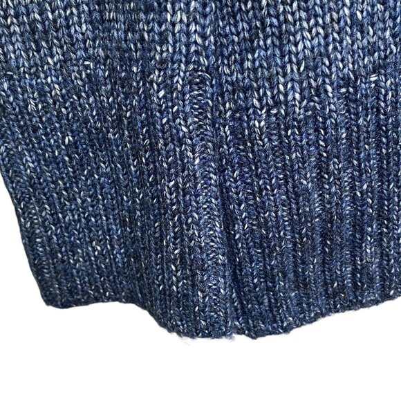 BANANA REPUBLIC x Repreve Turtleneck Sweater Large Blue Knit Womens Top NWT - Picture 6 of 7